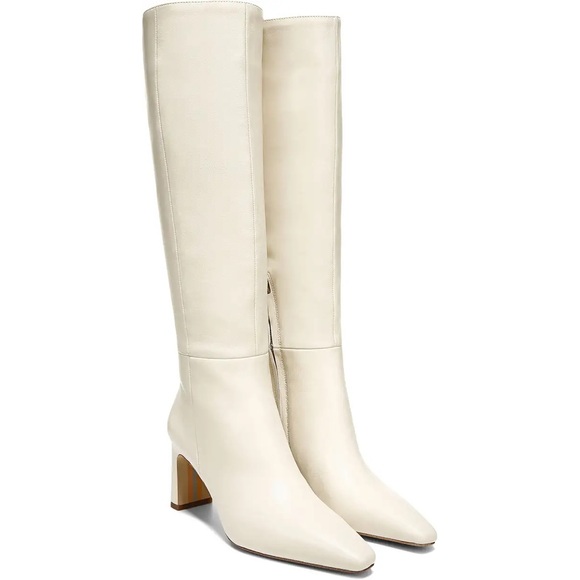Sam Edelman Shoes - Sam Edelman Cream Leather Boots!
